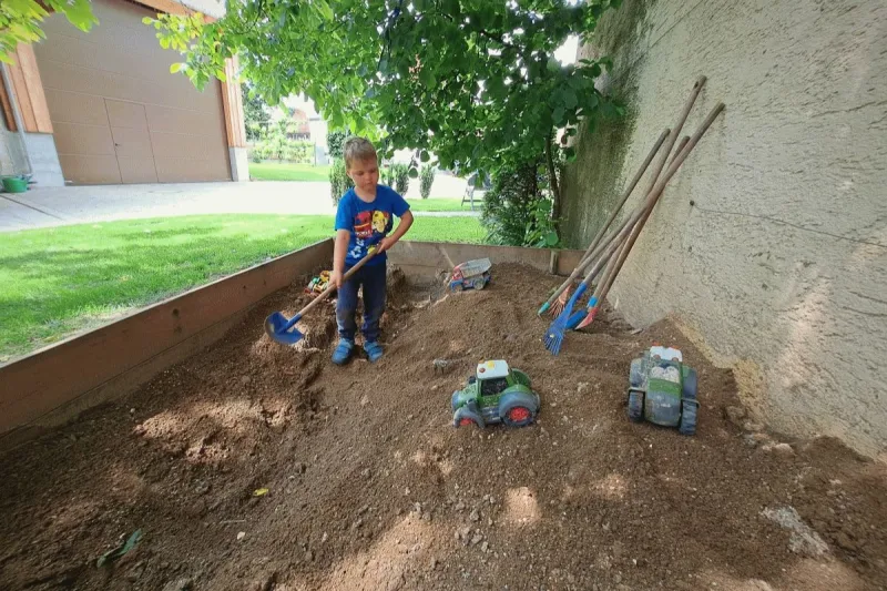 Ferienwohnung Ulm Familie Haag Sandkasten
