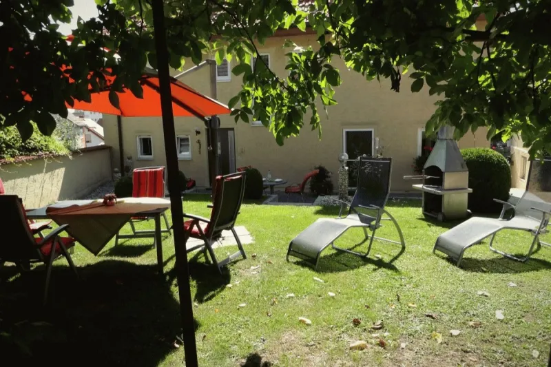 Ferienwohnung Ulm Familie Haag Garten